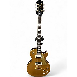 Used Epiphone Les Paul Standard Gold Top Solid Body Electric Guitar