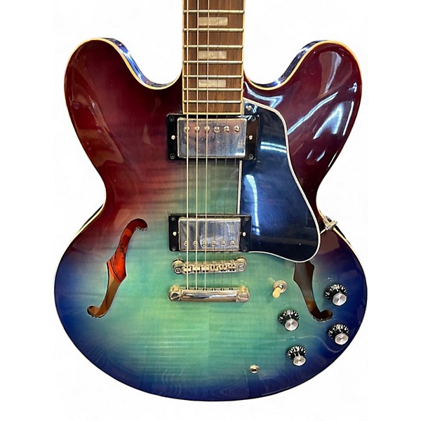 Used Epiphone ES335 FIGURED BLUEBERRY BURST Hollow Body Electric Guitar