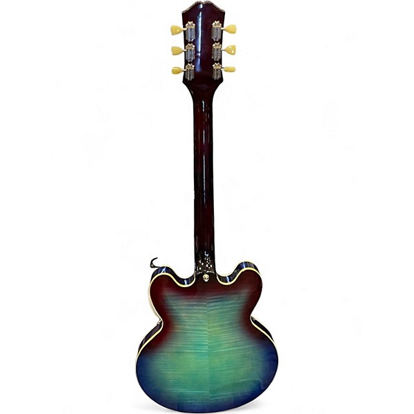 Used Epiphone ES335 FIGURED BLUEBERRY BURST Hollow Body Electric Guitar