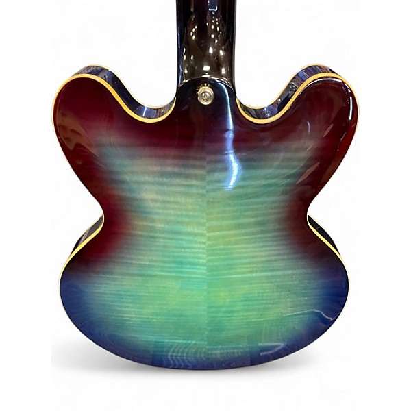 Used Epiphone ES335 FIGURED BLUEBERRY BURST Hollow Body Electric Guitar