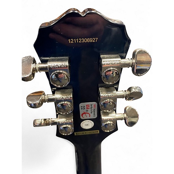 Used Epiphone Les Paul Standard Plus Pro Trans Blue Solid Body Electric Guitar