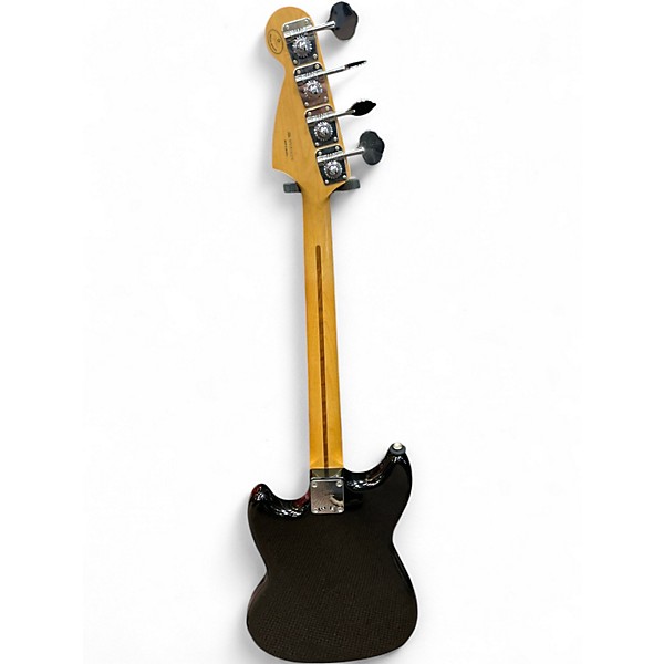 Used Fender Mustang Bass Black Electric Bass Guitar