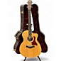 Used Taylor 214CE Deluxe Natural Acoustic Electric Guitar thumbnail