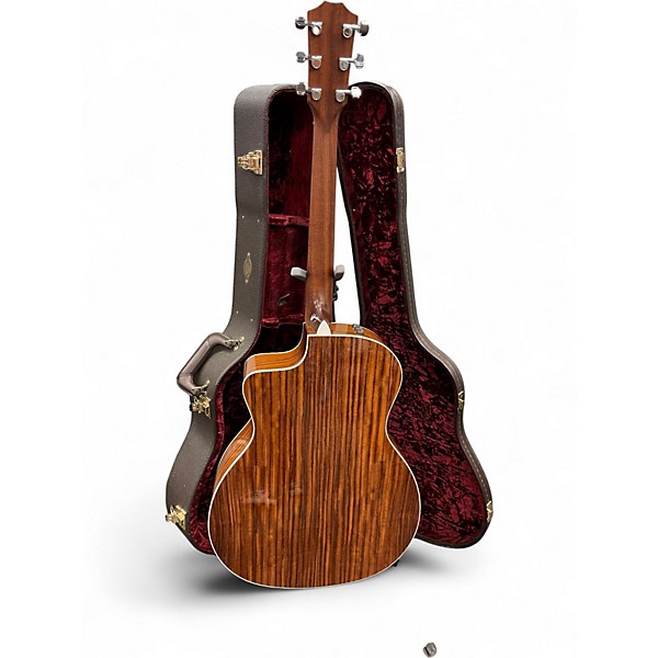 Used Taylor 214CE Deluxe Natural Acoustic Electric Guitar