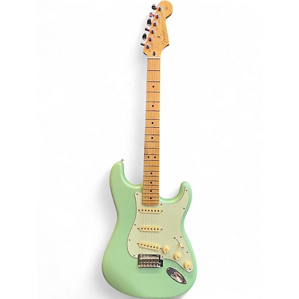 Used Fender LTD Player Stratocaster Surf Pearl Solid Body Electric Guitar