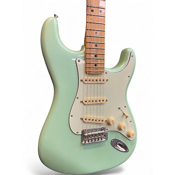 Used Fender LTD Player Stratocaster Surf Pearl Solid Body Electric Guitar