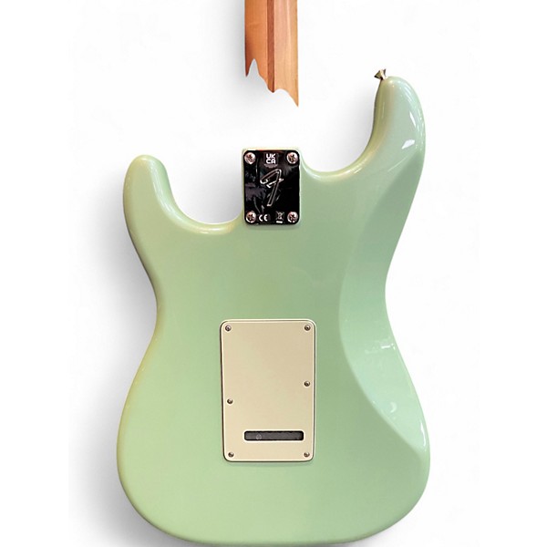 Used Fender LTD Player Stratocaster Surf Pearl Solid Body Electric Guitar