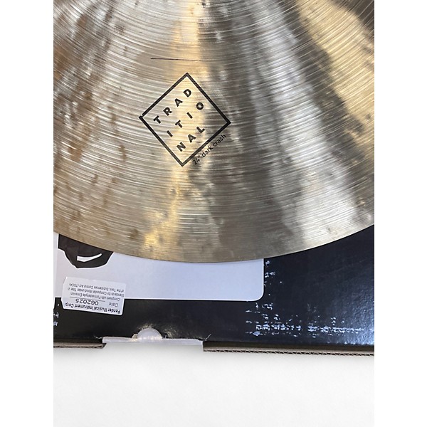 Used Istanbul Agop 24in Traditional Dark Crash Cymbal