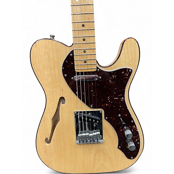 Used Fender American Elite Thinline Telecaster Natural Hollow Body Electric Guitar