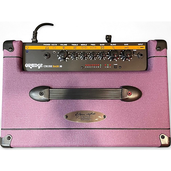 Used Orange Amplifiers Crush Bass 50 Glenn Hughes Limited Edition Bass Combo Amp