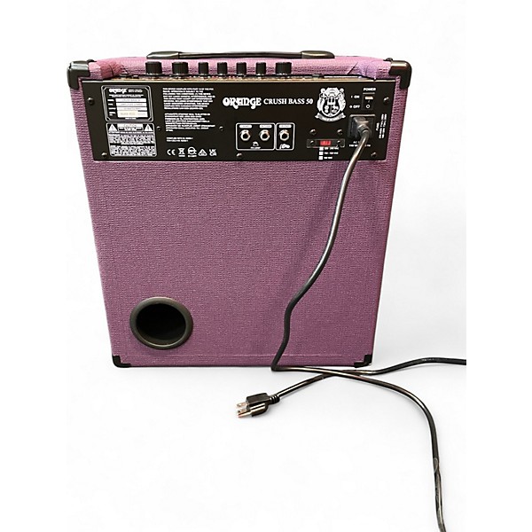 Used Orange Amplifiers Crush Bass 50 Glenn Hughes Limited Edition Bass Combo Amp