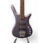 Used RockBass by Warwick Corvette Nirvana Black Transparent Satin Electric Bass Guitar
