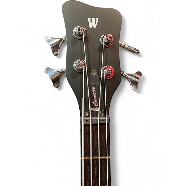Used RockBass by Warwick Corvette Nirvana Black Transparent Satin Electric Bass Guitar