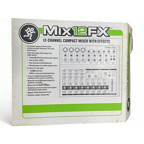 Used Mackie Mix12FX Unpowered Mixer
