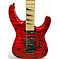 Used Jackson JS34Q Dinky red Solid Body Electric Guitar