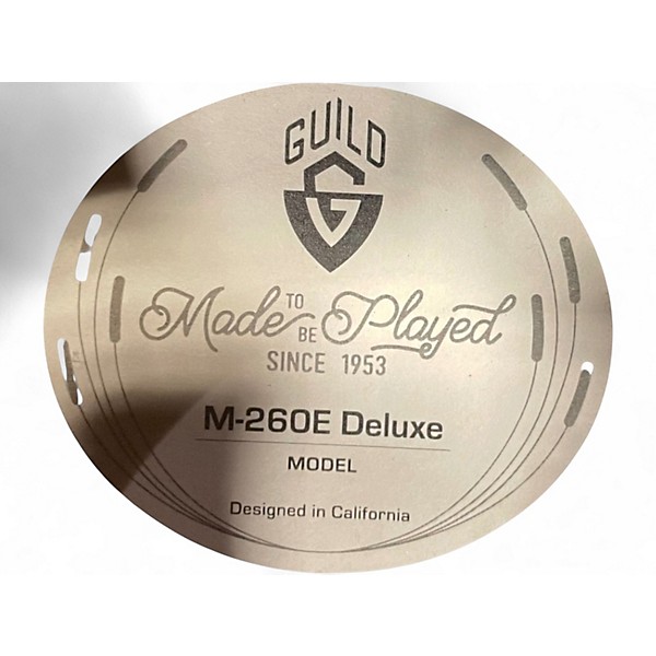 Used Guild M260E DELUXE 2 Color Sunburst Acoustic Guitar