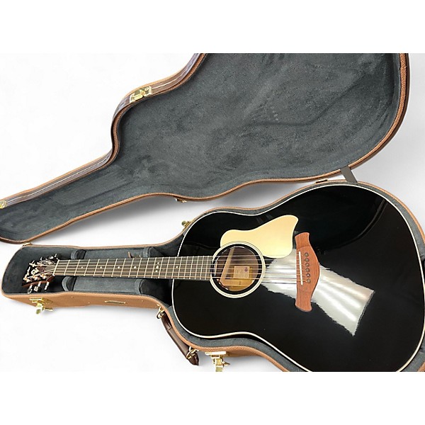 Used Taylor Gold Label 717e Grand Pacific Blacktop Black Acoustic Electric Guitar