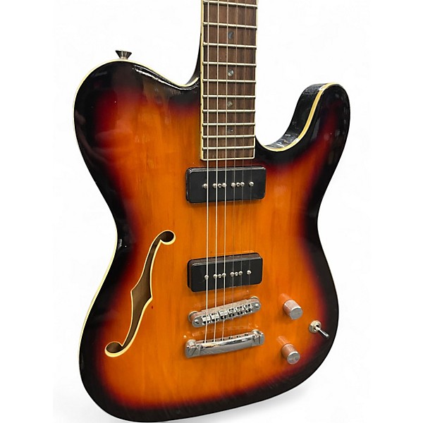 Used Eleca Miscellaneous Telecaster 3 Tone Sunburst Solid Body Electric Guitar