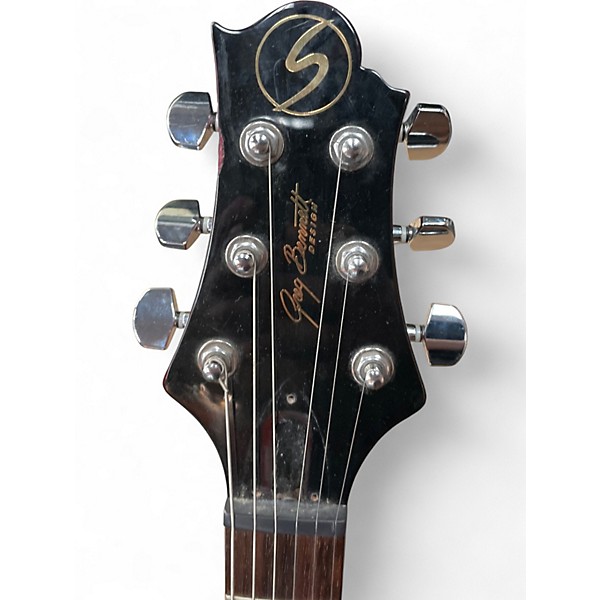 Used Greg Bennett Design by Samick Torino sg Cherry Solid Body Electric Guitar