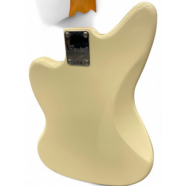 Used Squier J Mascis Jazzmaster Vintage White Solid Body Electric Guitar