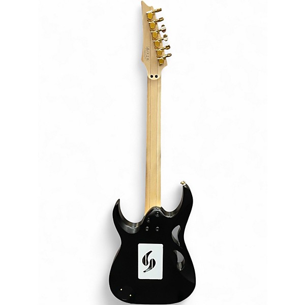 Used 2024 Ibanez Steve Vai Signature PIA3761-XB Onyx Black Solid Body Electric Guitar