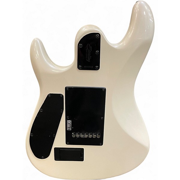 Used Sterling by Music Man Jason Richardson Cutlass 7 String White Solid Body Electric Guitar