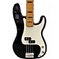 Used Squier Classic Vibe 1970S Precision Bass Black and White Electric Bass Guitar