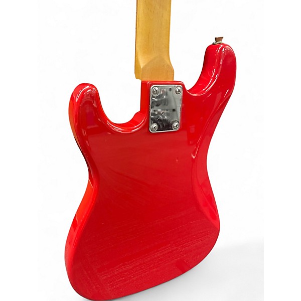 Used Cruzer By Crafter Double Cut Red Solid Body Electric Guitar