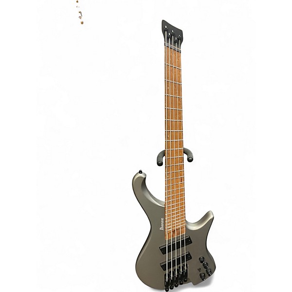Used Ibanez EHB1005SMS METALLIC GREY MATTE Electric Bass Guitar