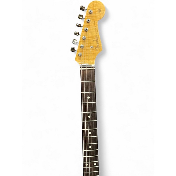 Used 1995 Fender Foto Flame Fender Stratocaster Flame Burst Solid Body Electric Guitar