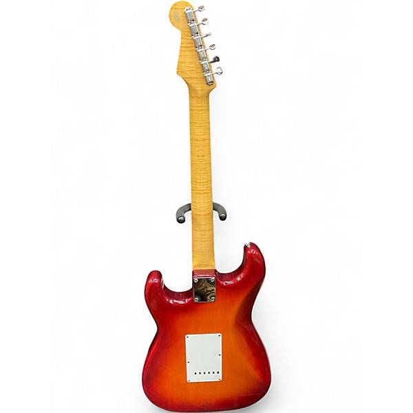 Used 1995 Fender Foto Flame Fender Stratocaster Flame Burst Solid Body Electric Guitar