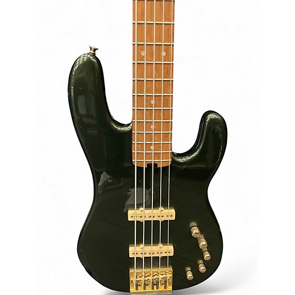Used Charvel Pro Bass San Dimas JJ V5 Lambo Greeb Electric Bass Guitar