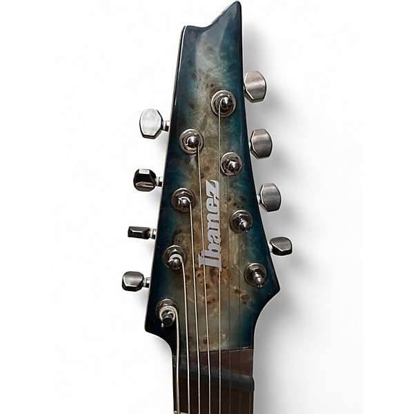 Used Ibanez RGMS8PB COSMIC BLUE STARBURST Solid Body Electric Guitar