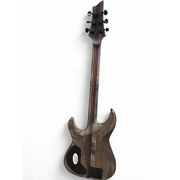 Used 2024 Schecter Guitar Research C-1 S HT SLS Elite "Evil Twin" Satin Black Solid Body Electric Guitar