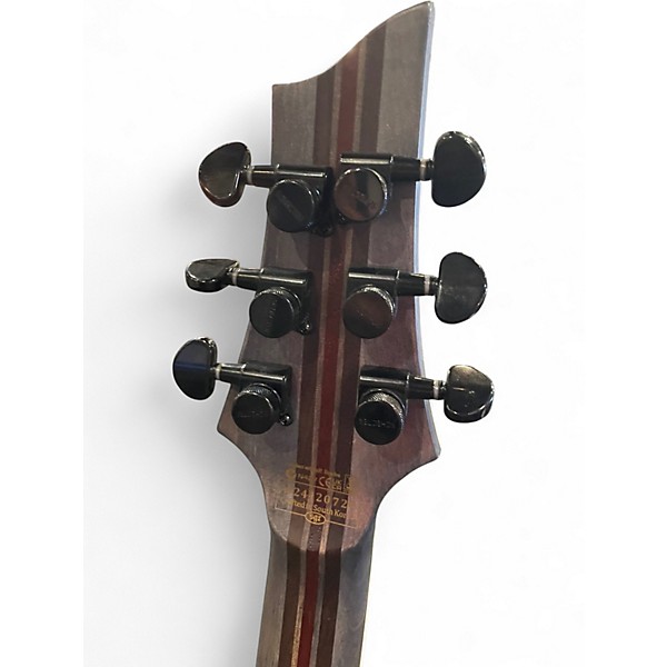 Used 2024 Schecter Guitar Research C-1 S HT SLS Elite "Evil Twin" Satin Black Solid Body Electric Guitar