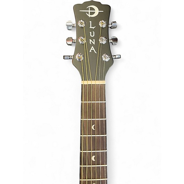 Used Luna SAFARI MAHOGANY 3/4 SIZE Natural Acoustic Guitar