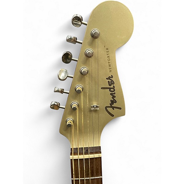 Used Fender Newporter Player GREY Acoustic Electric Guitar