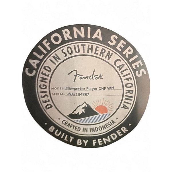 Used Fender Newporter Player GREY Acoustic Electric Guitar