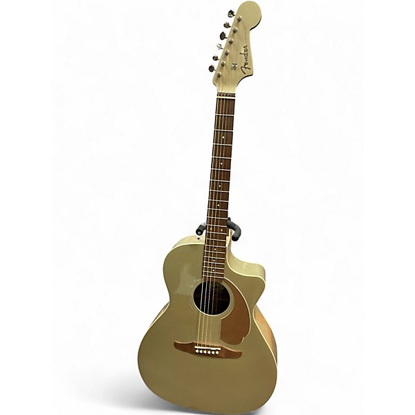 Used Fender Newporter Player GREY Acoustic Electric Guitar