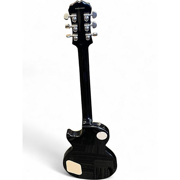Used Epiphone LES PAUL CLASSIC TRANS BLACK Solid Body Electric Guitar