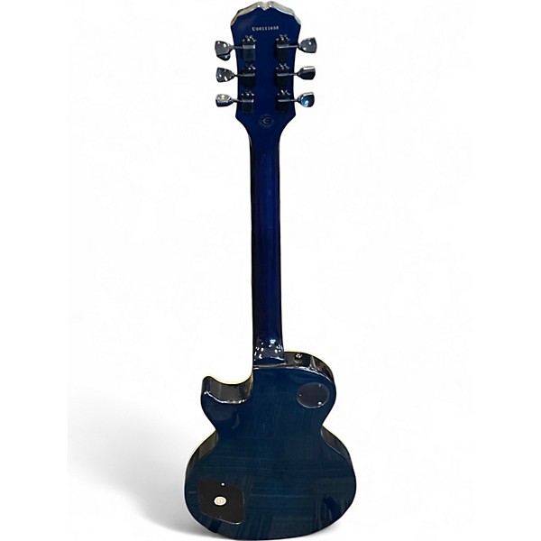 Used Epiphone Les Paul Classic Trans Blue Solid Body Electric Guitar