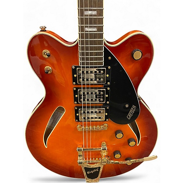 Used Gretsch CAT CB 3PU/ABY ALE ORANGE BURST Hollow Body Electric Guitar