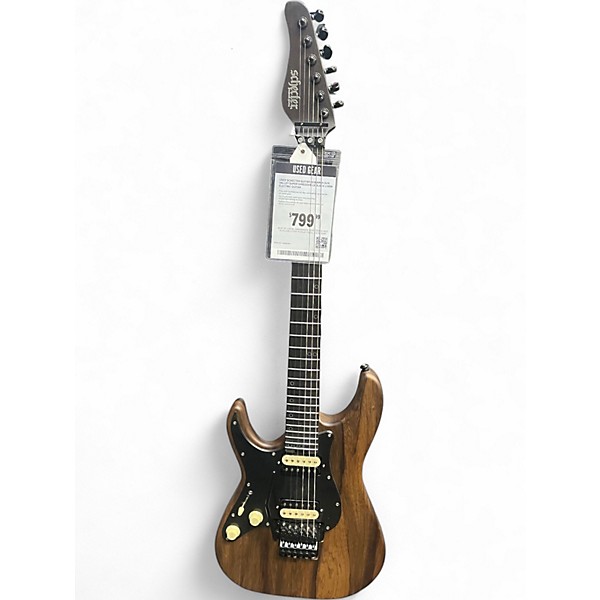 Used Schecter Guitar Research Sun Valley Super Shredder LH Black Limba Electric Guitar