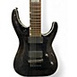 Used ESP LTD H1007 7 String Trans Black Solid Body Electric Guitar