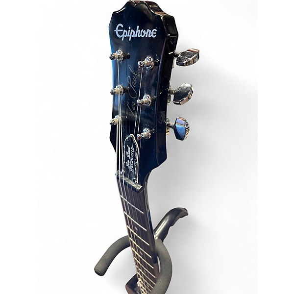 Used 2025 Epiphone Les Paul Special II Black Solid Body Electric Guitar