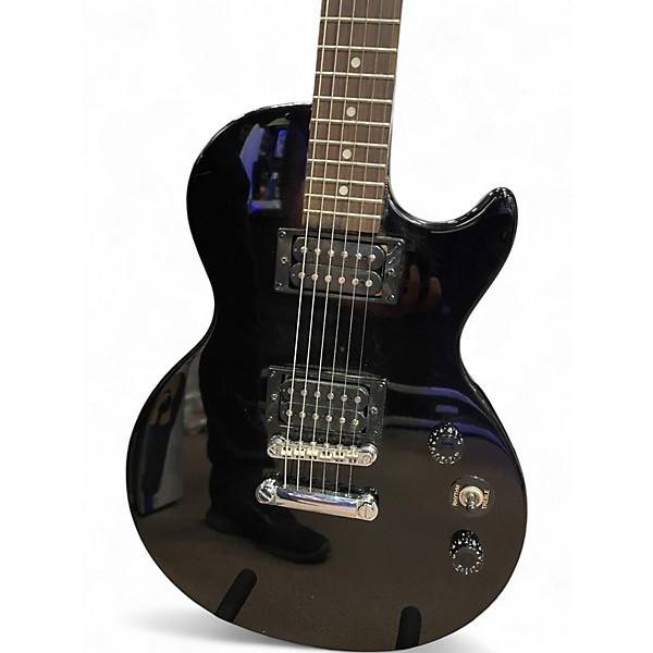 Used 2025 Epiphone Les Paul Special II Black Solid Body Electric Guitar