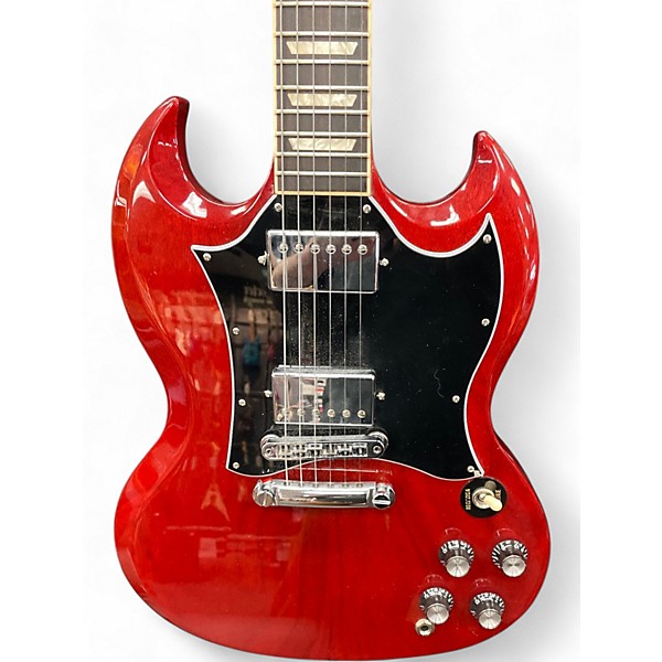 Used 2020 Gibson SG Cherry Solid Body Electric Guitar