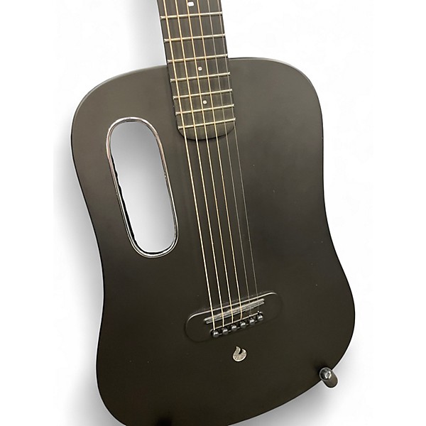 Used LAVA MUSIC blue lava Black Acoustic Electric Guitar