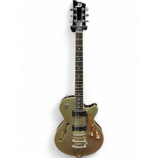 Used Duesenberg Starplayer TV SILVER CHAGNE SPARKLE Hollow Body Electric Guitar