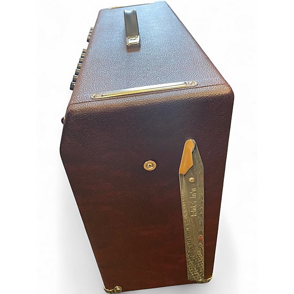 Used Fender 1965 Reissue Ox Blood Twin Reverb 85W 2x12 Tube Guitar Combo Amp